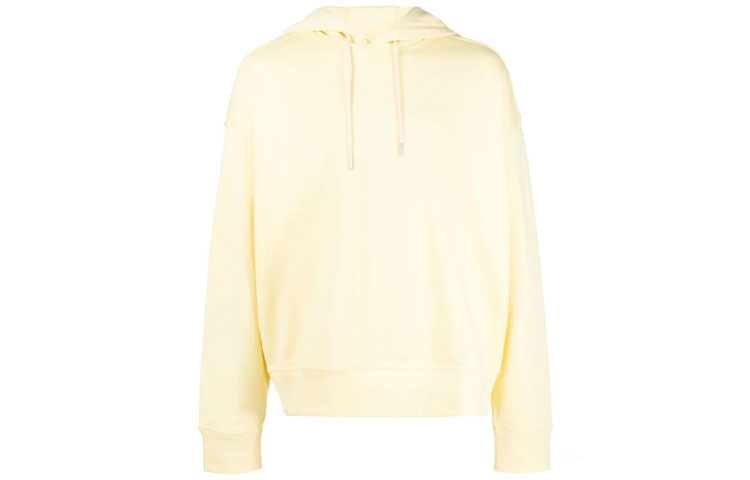 JIL SANDER SS22 Solid Color Hoodie Men’s Yellow JPUU707526MU248608742