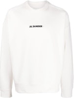 JIL SANDER SS22 白色LOGO印花圓領長袖衛衣. J47GU0001J45050102 Order JIL SANDER SS22 白色LOGO印花圓領長袖衛衣. J47GU0001J45050102