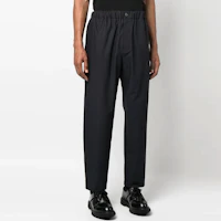 Purchase JIL SANDER SS23 黑色純色直筒九分褲 J47KA0016-J45039-401