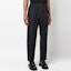 Purchase JIL SANDER SS23 Black Solid Straight-Leg Ankle Pants J47KA0016-J45039-401