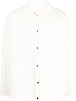 Jil Sander SS23 Bone White Back Logo Print Shirt Jacket. J23BN0003-J45071-103 Jil Sander SS23 Bone White Back Logo Print Shirt Jacket. J23BN0003-J45071-103