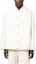 Lookbook Jil Sander SS23 骨白背面Logo印花襯衫外套。 J23BN0003-J45071-103