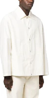 Purchase Jil Sander SS23 骨白背面Logo印花襯衫外套。 J23BN0003-J45071-103