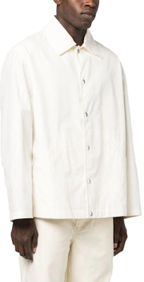 Jil Sander SS23 骨白背面Logo印花襯衫外套。 J23BN0003-J45071-103 Purchase Jil Sander SS23 骨白背面Logo印花襯衫外套。 J23BN0003-J45071-103