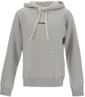 Jil Sander SS23 Gray Logo Print Hoodie J47GU0002-J20010-052 Jil Sander SS23 Gray Logo Print Hoodie J47GU0002-J20010-052