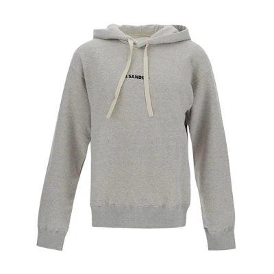Jil Sander SS23 Gray Logo Print Hoodie J47GU0002-J20010-052
