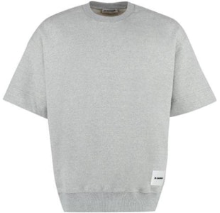 吉尔桑达 SS23 灰色宽松纯色圆领短袖T恤 J47GC011-0J20010-052 Order 吉尔桑达 SS23 灰色宽松纯色圆领短袖T恤 J47GC011-0J20010-052