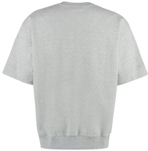 吉尔桑达 SS23 灰色宽松纯色圆领短袖T恤 J47GC011-0J20010-052 Lookbook 吉尔桑达 SS23 灰色宽松纯色圆领短袖T恤 J47GC011-0J20010-052