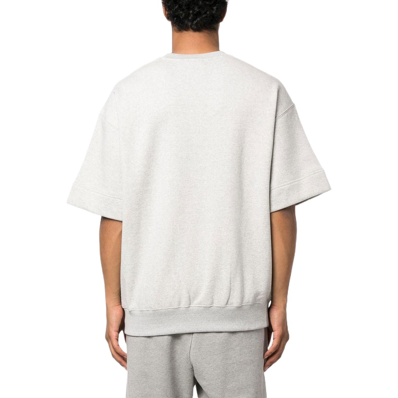 Purchase 吉尔桑达 SS23 灰色宽松纯色圆领短袖T恤 J47GC011-0J20010-052