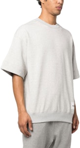 吉尔桑达 SS23 灰色宽松纯色圆领短袖T恤 J47GC011-0J20010-052 Details for 吉尔桑达 SS23 灰色宽松纯色圆领短袖T恤 J47GC011-0J20010-052