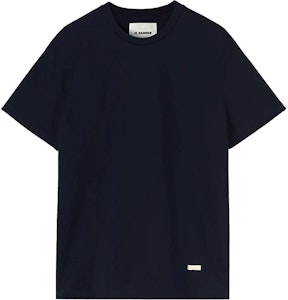 吉尔·桑德 SS23 纯色黑色短袖圆领T恤 J22GC0128J20073-001 Buy 吉尔·桑德 SS23 纯色黑色短袖圆领T恤 J22GC0128J20073-001