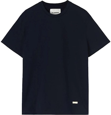 吉尔·桑德 SS23 纯色黑色短袖圆领T恤 J22GC0128J20073-001 Buy 吉尔·桑德 SS23 纯色黑色短袖圆领T恤 J22GC0128J20073-001