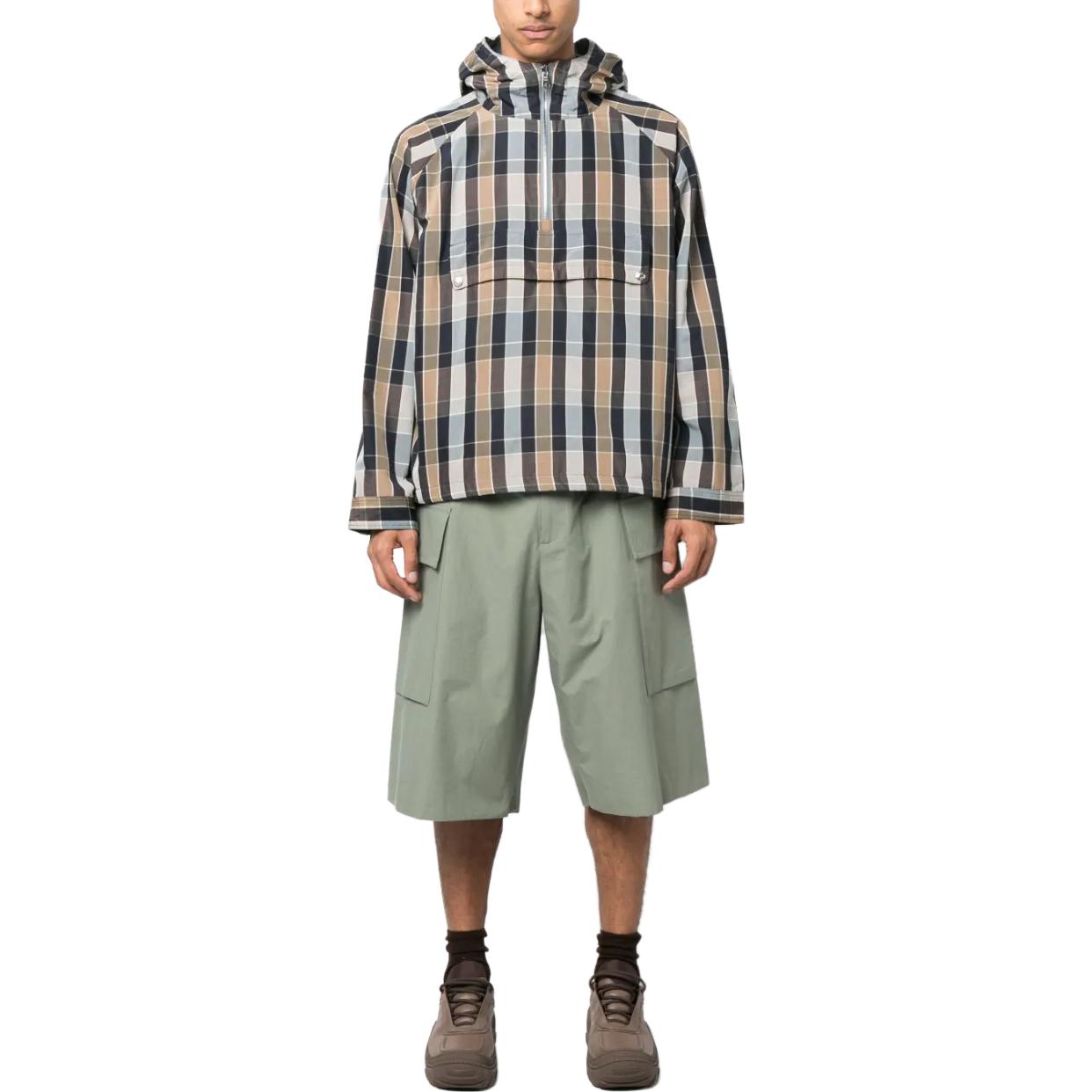 Lookbook Jil Sander SS23  Solid Drawstring Utility Shorts Green. J47KA0118-J45127-319