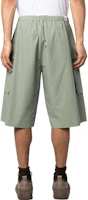 Shop Jil Sander SS23 綠色抽繩多功能短褲。 J47KA0118-J45127-319