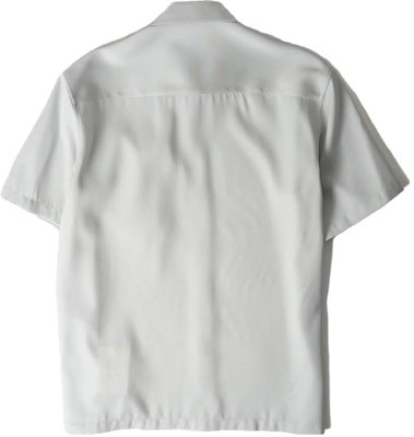 JIL SANDER SS23 Solid Embroidered Square Neck Short Sleeve Shirt Light Grey J22DL0109J40003054 Lookbook JIL SANDER SS23 Solid Embroidered Square Neck Short Sleeve Shirt Light Grey J22DL0109J40003054