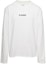 Buy 질 샌더 SS23 화이트 레터 프린트 크루넥 긴팔 티셔츠 J47GC0116J20103102