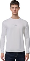 JIL SANDER SS23 白色字母印花長袖圓領T恤 J47GC0116J20103102 Sizing JIL SANDER SS23 白色字母印花長袖圓領T恤 J47GC0116J20103102