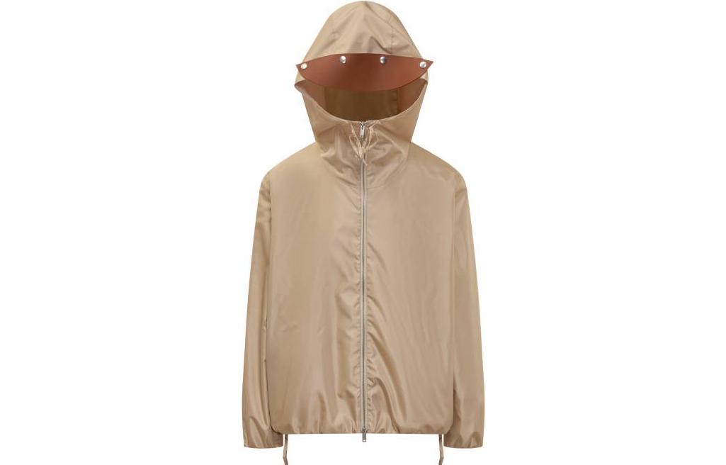 Jil Sander SS23 Brown Solid Color Hooded Jacket J22BN011-9J70094-262