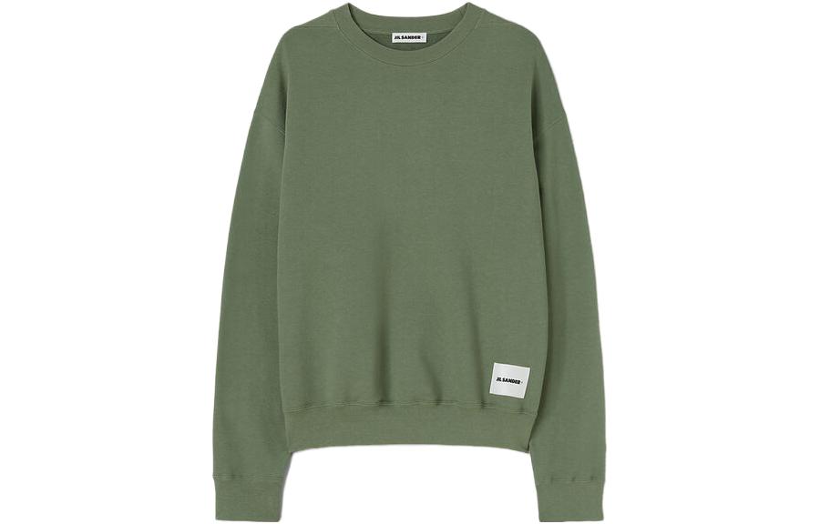 Jil Sander SS23 Green Logo Tag Sweatshirt J47GU0104-J20039-319