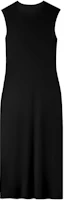 Lookbook JIL SANDER SS23 無袖黑色圓領連衣裙. J01CT0024J70026001