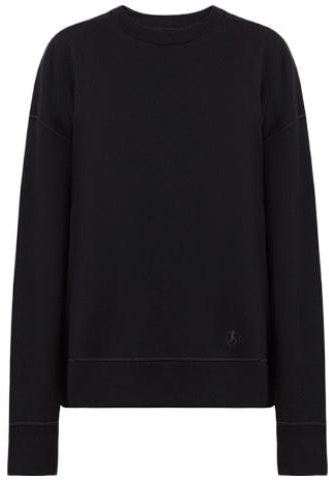 jil-sander-ss-23-unisex-solid-black-crewneck-pullover-sweatshirt-long-sleeve-j40-gu-0003-j45050-001