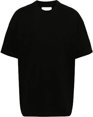 Jil Sander SS24 Kaos Hitam Longgar Cetak Huruf Leher O. J61GC0002J20086-BLACK Order Jil Sander SS24 Kaos Hitam Longgar Cetak Huruf Leher O. J61GC0002J20086-BLACK