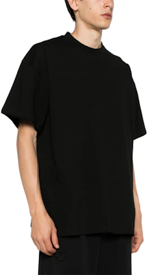 Jil Sander SS24 Kaos Hitam Longgar Cetak Huruf Leher O. J61GC0002J20086-BLACK Purchase Jil Sander SS24 Kaos Hitam Longgar Cetak Huruf Leher O. J61GC0002J20086-BLACK