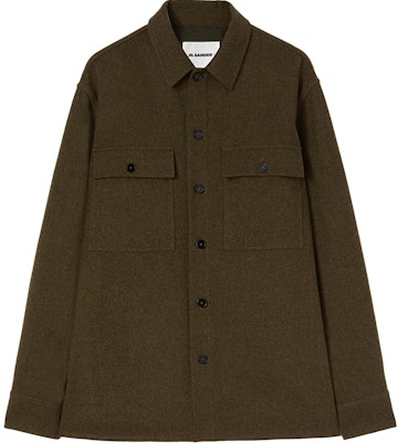 Jil Sander SS24 Brown Relaxed Fit Long Sleeve Shirt with Chest Pocket. J47DL0131J40182-BROWN Buy Jil Sander SS24 Brown Relaxed Fit Long Sleeve Shirt with Chest Pocket. J47DL0131J40182-BROWN