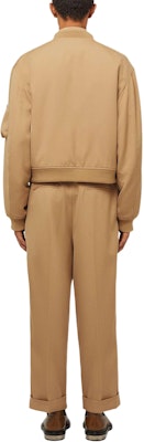 Jil Sander SS24 Camel Brown Mid-Rise Relaxed Pleated Casual Pants. J22KA0230J40002-BROWN Purchase Jil Sander SS24 Camel Brown Mid-Rise Relaxed Pleated Casual Pants. J22KA0230J40002-BROWN