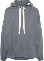 Jil Sander SS24 半拉鍊連帽上衣 素色舒適款 - 海藍色 J47GU0120J20148-BLUE Order Jil Sander SS24 半拉鍊連帽上衣 素色舒適款 - 海藍色 J47GU0120J20148-BLUE