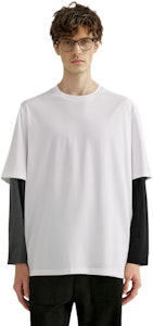 吉尔桑达 SS24 白色棉质长袖T恤 字母印花设计 J22GC0173-J46219-WHITE Shop 吉尔桑达 SS24 白色棉质长袖T恤 字母印花设计 J22GC0173-J46219-WHITE