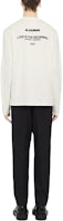 JIL SANDER SS24 白色長袖圓領字母設計T恤 J21GC0160J46219-WHITE Purchase JIL SANDER SS24 白色長袖圓領字母設計T恤 J21GC0160J46219-WHITE