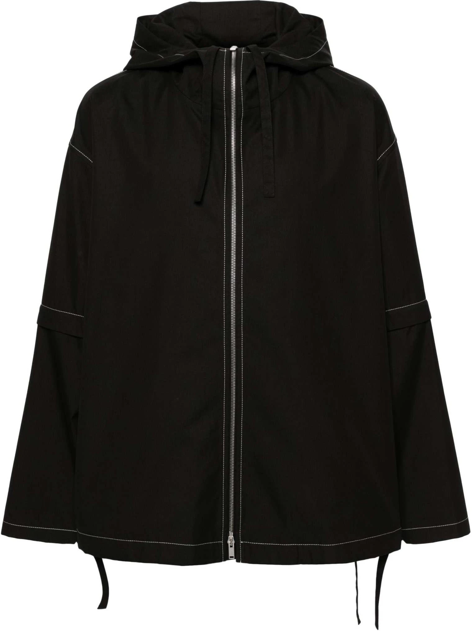 jil-sander-ss-24-black-hooded-relaxed-fit-zip-up-jacket-j61-bn-0018-j46192-black