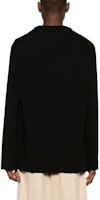 JIL SANDER SS24 黑色彈性針織長袖圓領上衣 男款 J22GC0167J20017-BLACK Purchase JIL SANDER SS24 黑色彈性針織長袖圓領上衣 男款 J22GC0167J20017-BLACK