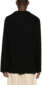 ジルサンダー SS24 ブラック ストレッチ ニット クルーネック 長袖 メンズ Tシャツ J22GC0167J20017-BLACK Purchase ジルサンダー SS24 ブラック ストレッチ ニット クルーネック 長袖 メンズ Tシャツ J22GC0167J20017-BLACK