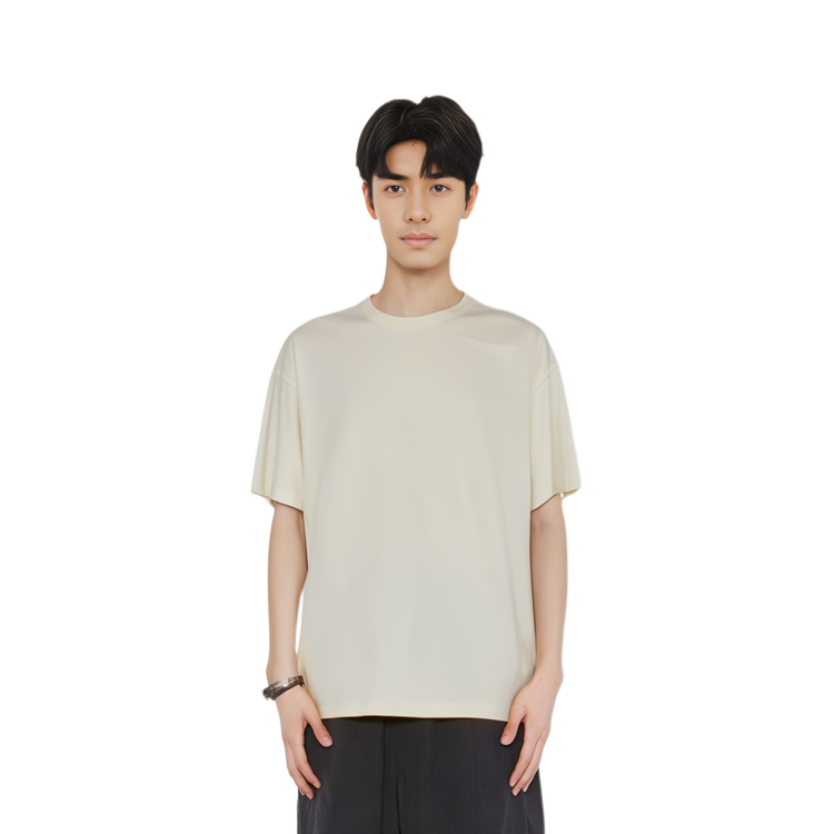 Details for 吉尔桑德 SS24 龙纹宽松版型蓝色圆领男士T恤 J54GC0007-J20156-474