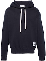 JIL SANDER SS24 Biru Tua Logo Patch Hoodie Pullover. J47GU0105J20039-BLUE Order JIL SANDER SS24 Biru Tua Logo Patch Hoodie Pullover. J47GU0105J20039-BLUE