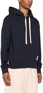 JIL SANDER SS24 Biru Tua Logo Patch Hoodie Pullover. J47GU0105J20039-BLUE Shop JIL SANDER SS24 Biru Tua Logo Patch Hoodie Pullover. J47GU0105J20039-BLUE