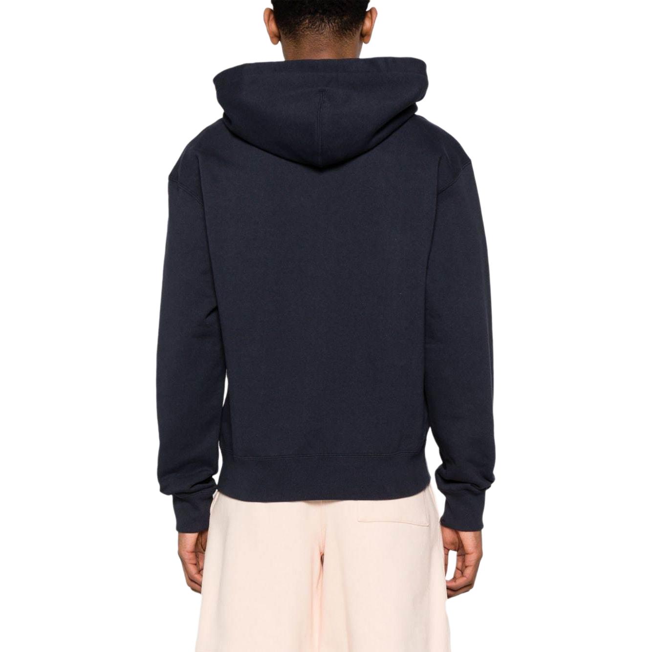 Purchase JIL SANDER SS24 Biru Tua Logo Patch Hoodie Pullover. J47GU0105J20039-BLUE