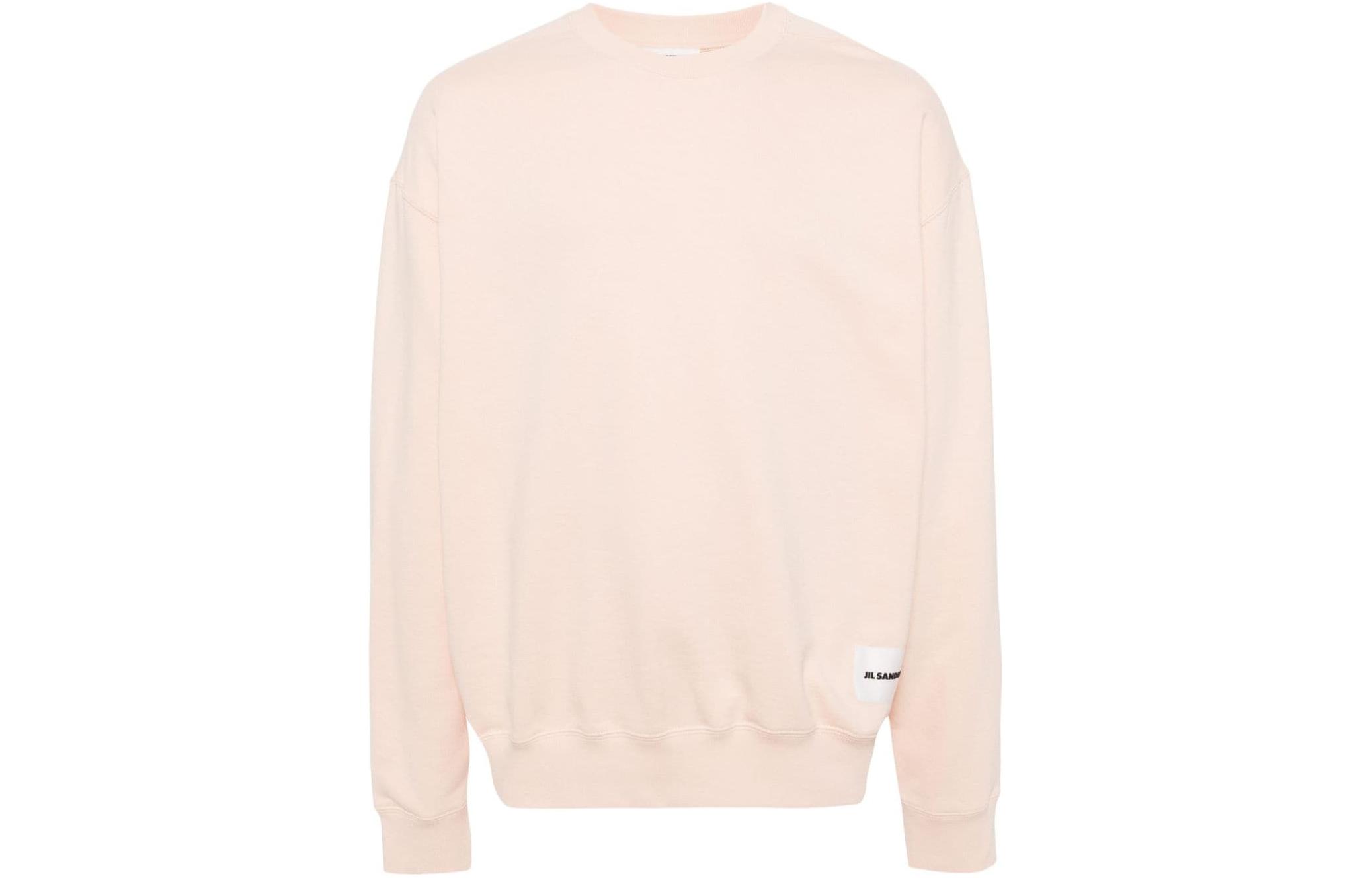 Jil Sander SS24 Rose Pink Comfy Knit Crewneck Sweatshirt J47GU0104J20039-PINK