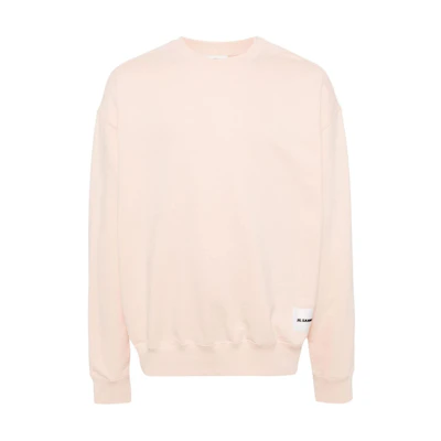 Jil Sander SS24 Rose Pink Comfy Knit Crewneck Sweatshirt J47GU0104J20039-PINK