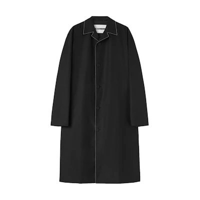 Jil Sander SS24 Single-Breasted Loose-Fit Black Long Sleeve Jacket J61AA0020J46192-BLACK
