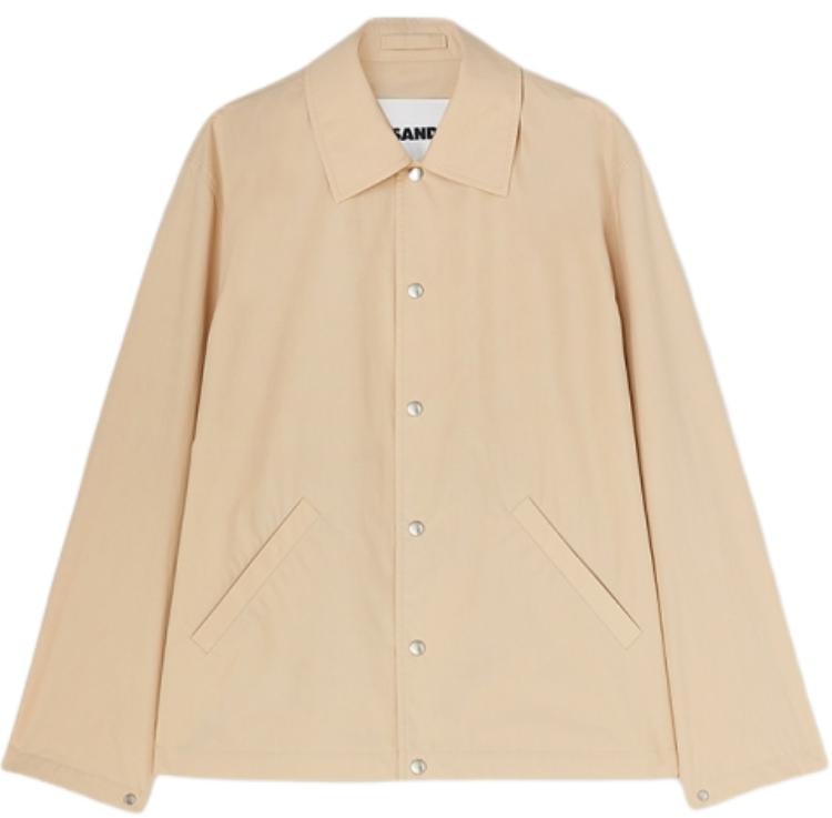 jil-sander-ss-25-minimalist-back-logo-beige-polo-collar-jacket-j23-bn-0003-j45026-236