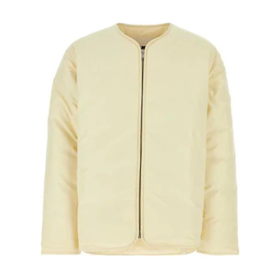 JIL SANDER Warm Yellow Zip-Up Slim Fit Casual Long Sleeve Jacket J47AF0126J74276279