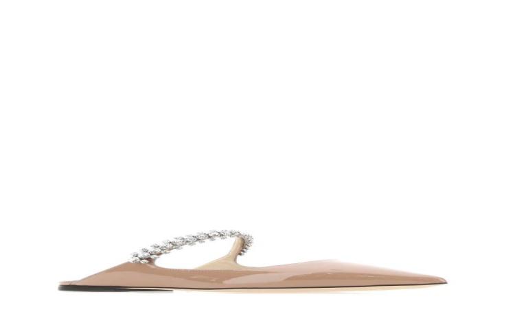 Jimmy Choo 'Ballet Pink Suede' BINGFLATPAT-BALLETPINK