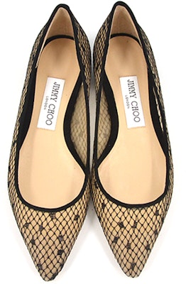JIMMY CHOO 2021秋冬義大利女士黑色平底鞋 Shop JIMMY CHOO 2021秋冬義大利女士黑色平底鞋