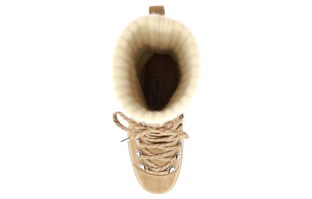 Jimmy Choo AFKSTONE Ankle Boot 'Light Brown' CHIKEFLATAFKSTONE