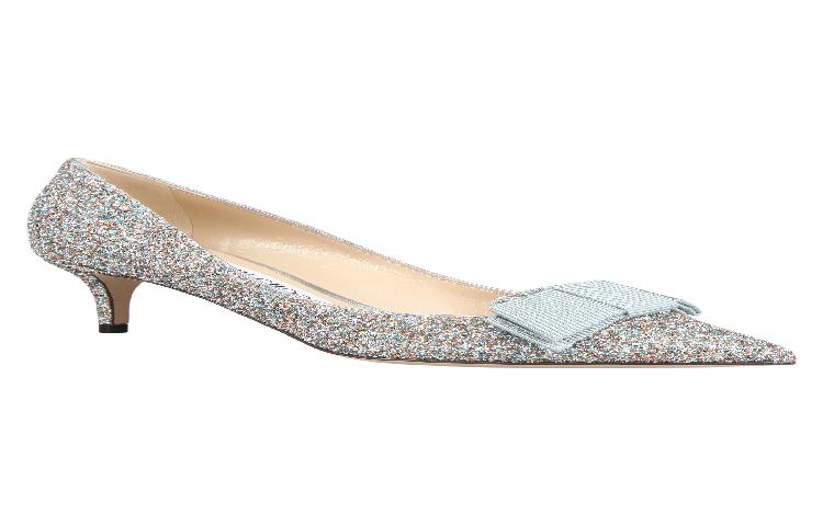 Lookbook Jimmy Choo Air 'Silver Multi' Perak Pelbagai AIR50JSXSILVER/MULTI