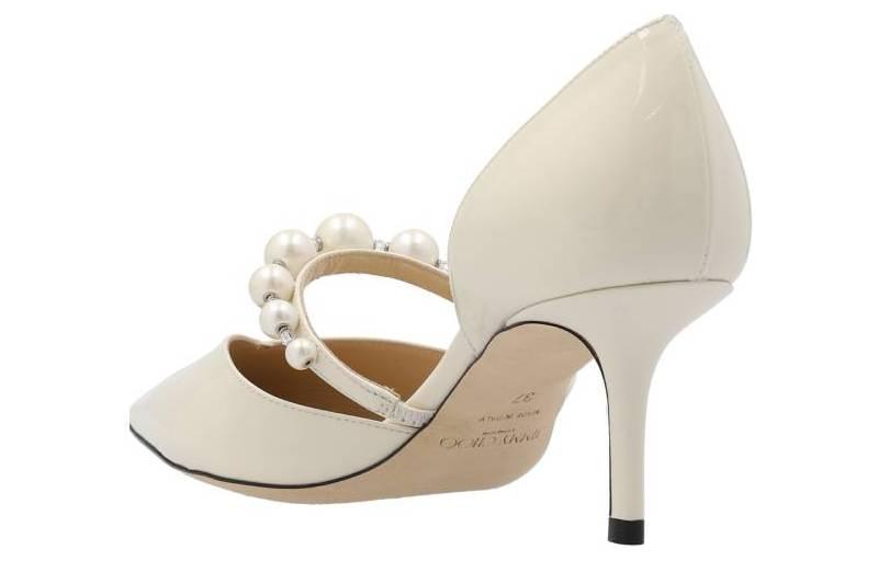 Lookbook ジミー・チュー オーレリー65 'ラテホワイト' AURELIE65XKMLATTEWHITE AURELIE65XKMLATTEWHITE