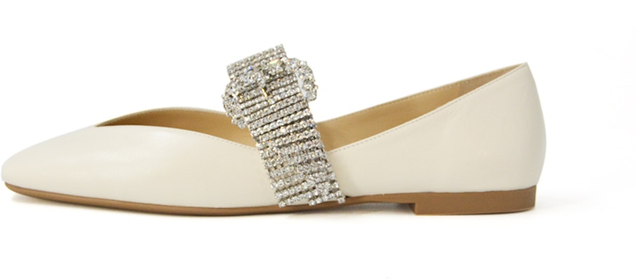JIMMY CHOO 2021 秋冬義大利女士白色平底鞋 Details for JIMMY CHOO 2021 秋冬義大利女士白色平底鞋